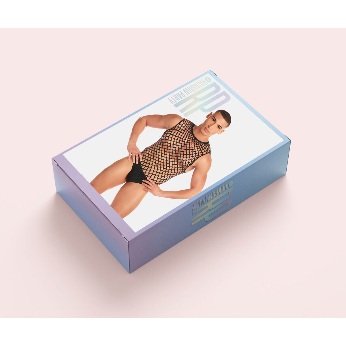 Compleu de lenjerie Rainbow Party Negru L/XL, 2, roseregalo.com