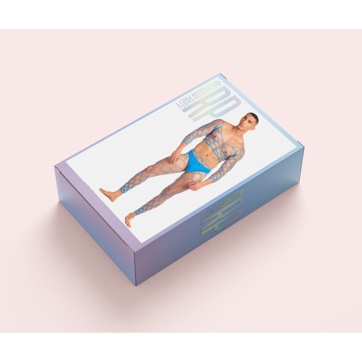 Compleu de lenjerie Rainbow Party Albastru S/M, 2, roseregalo.com