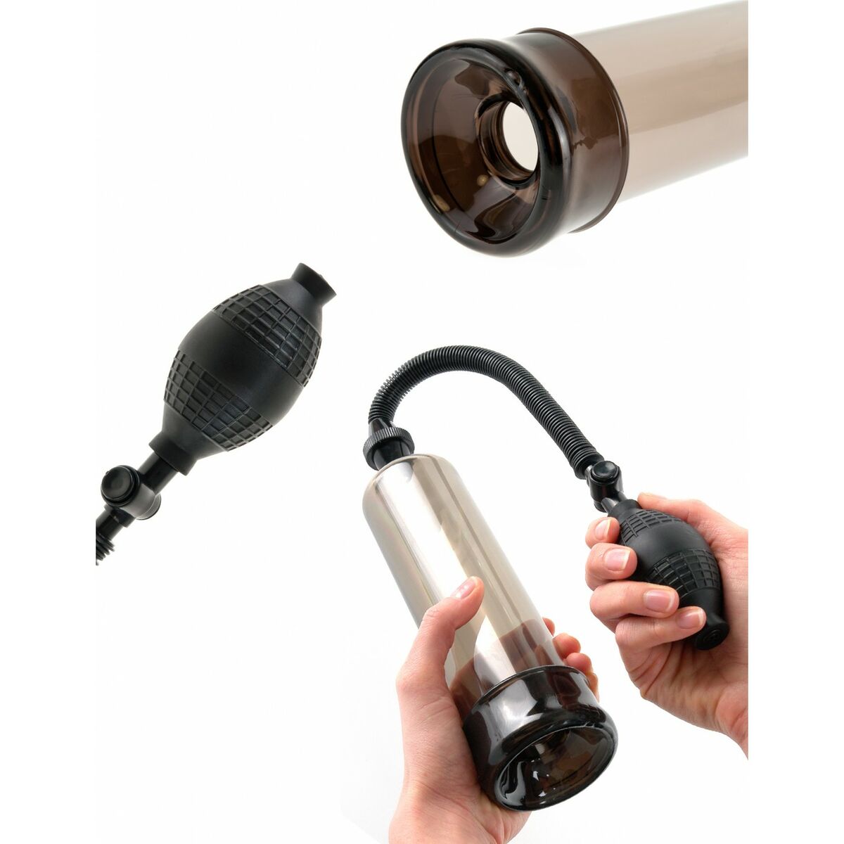 Pompă de Penis Pipedream Negru, 3, roseregalo.com