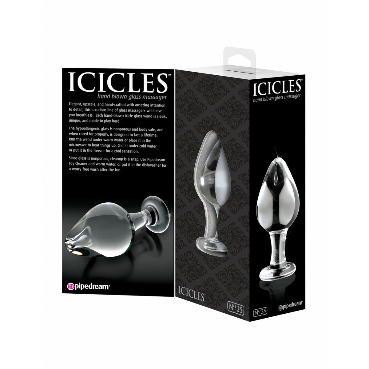 Plug Anal Pipedream Transparent (9 cm), 5, roseregalo.com