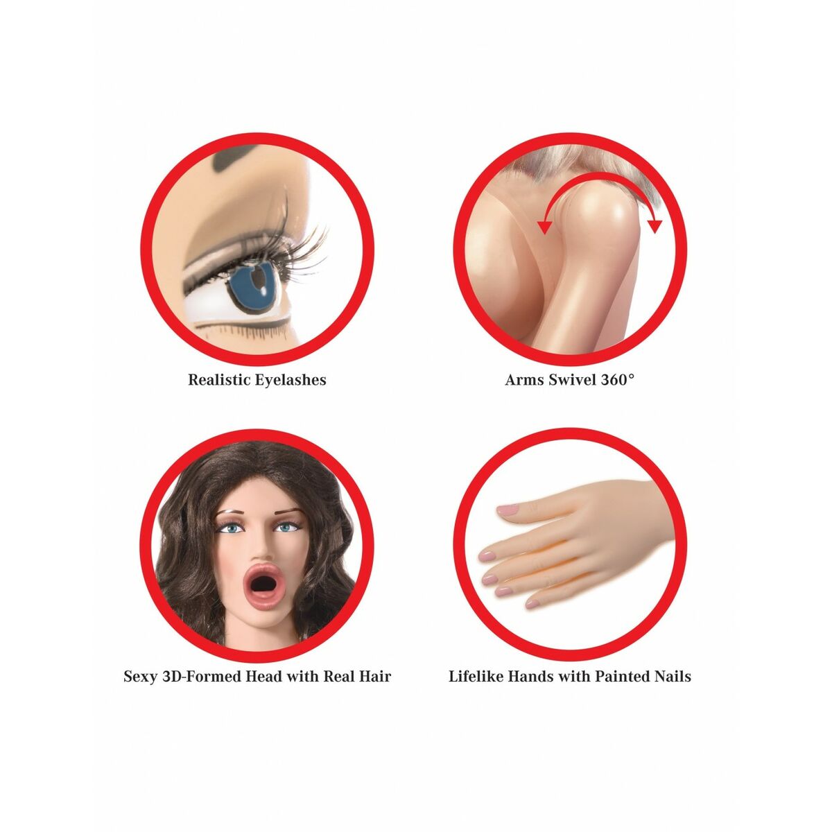 Păpușă gonflabilă B.J. Betty Nova Rico, 4, roseregalo.com