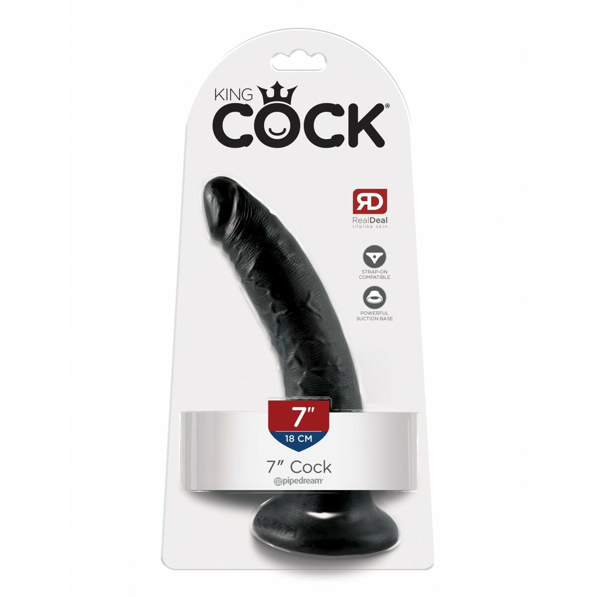 Dildo realist King Cock 12506 Negru, 2, roseregalo.com
