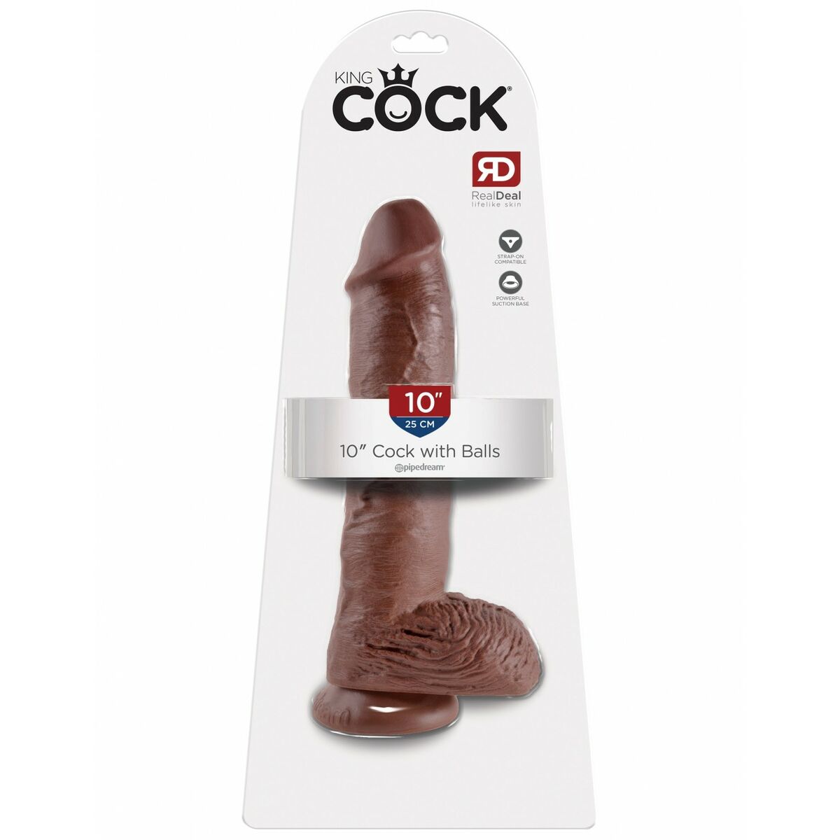 Dildo realist Pipedream King Cock PVC Ø 5,1 cm, 2, roseregalo.com