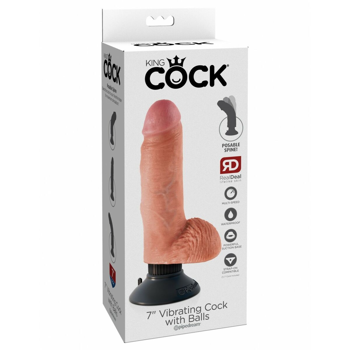 Dildo realist Pipedream King Cock ABS, 2, roseregalo.com