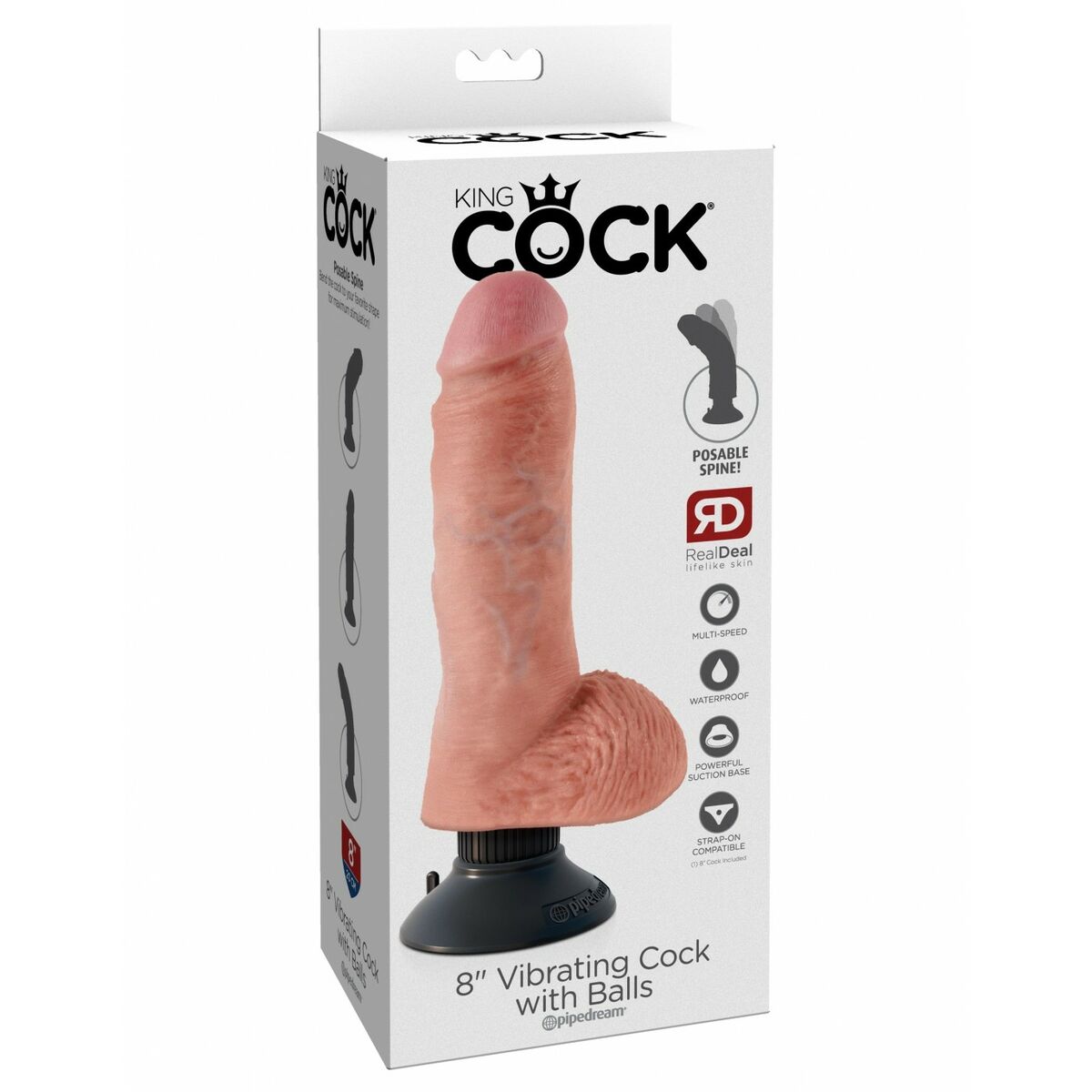 Dildo realist Pipedream King Cock ABS, 2, roseregalo.com
