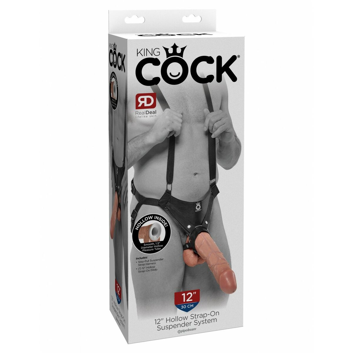 Dildo cu ham Pipedream King Cock, 2, roseregalo.com