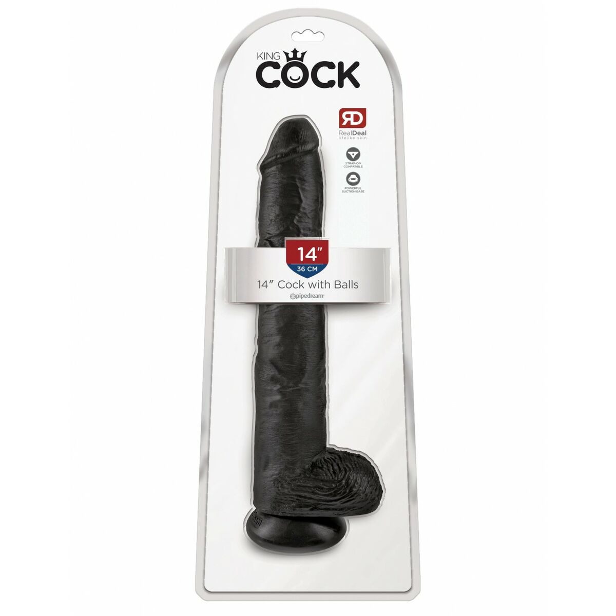 Dildo realist Pipedream King Cock PVC, 2, roseregalo.com