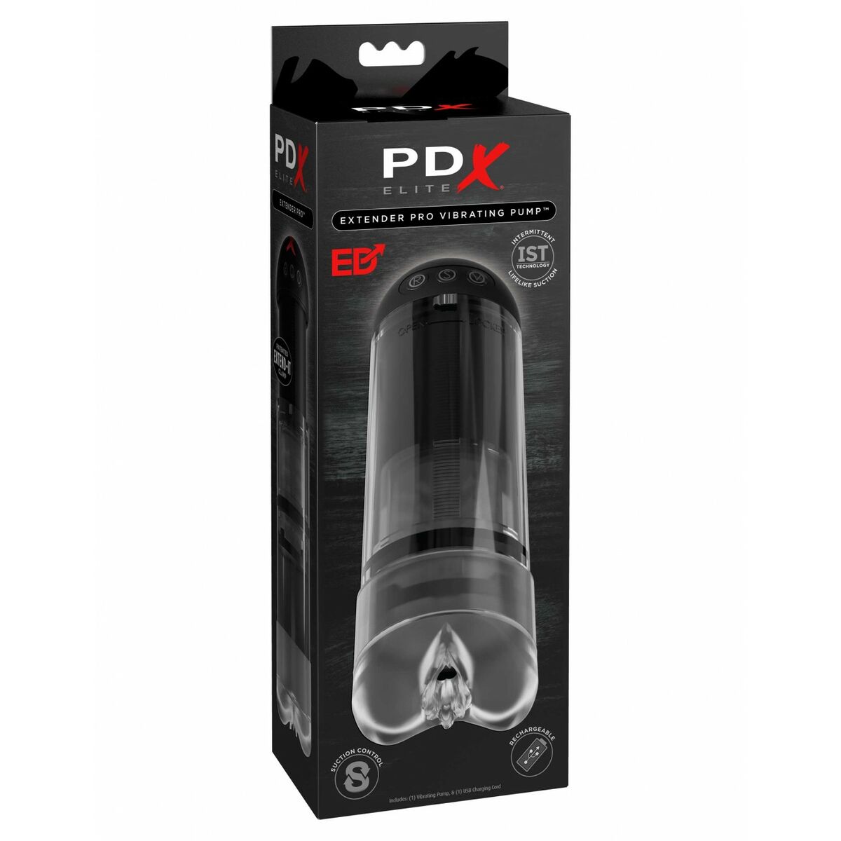 Masturbator Pipedream Transparent Negru, 2, roseregalo.com