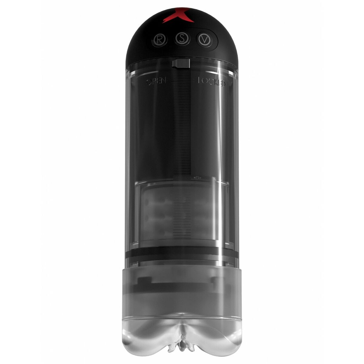 Masturbator Pipedream Transparent Negru, 3, roseregalo.com