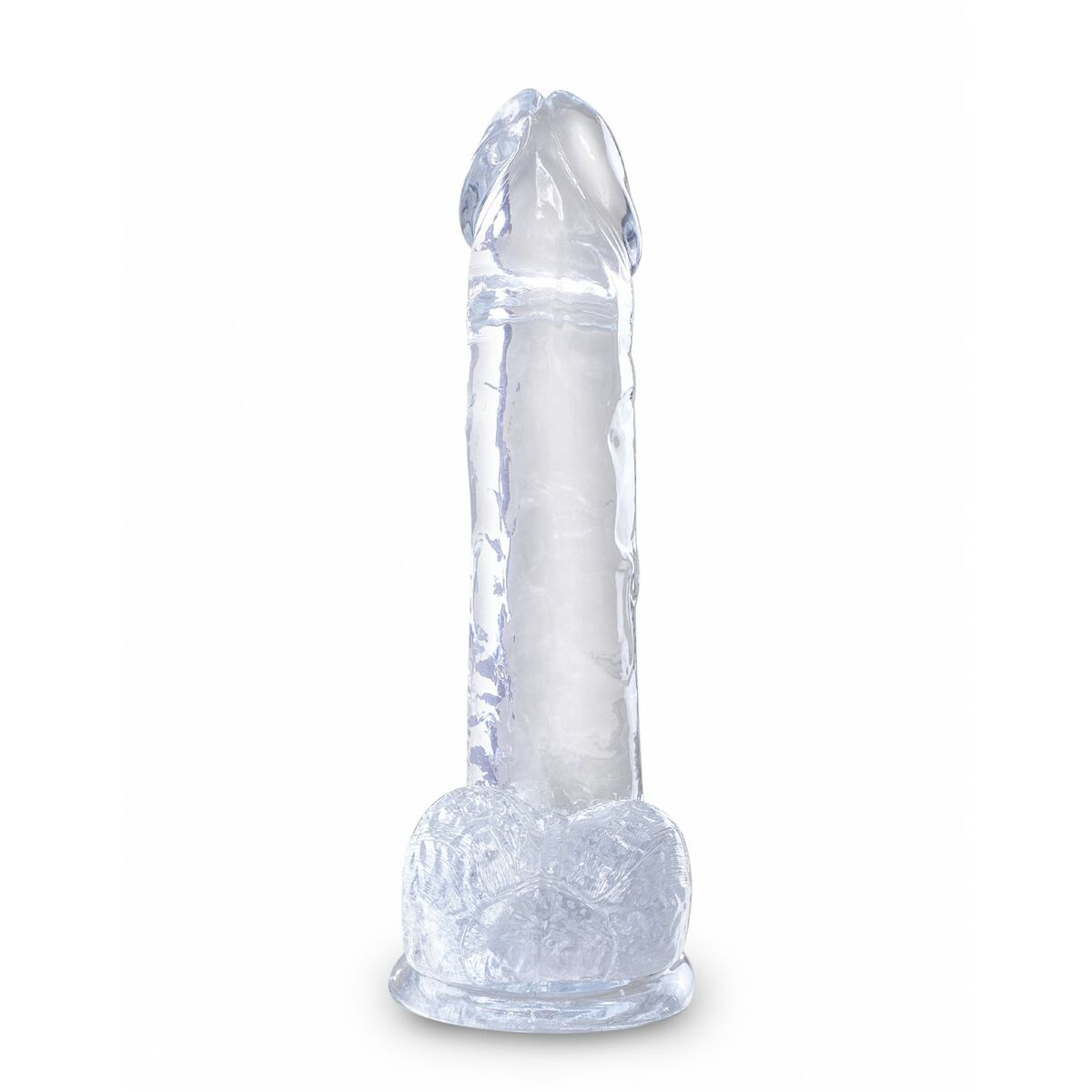 Dildo Pipedream King Cock Clear, 3, roseregalo.com