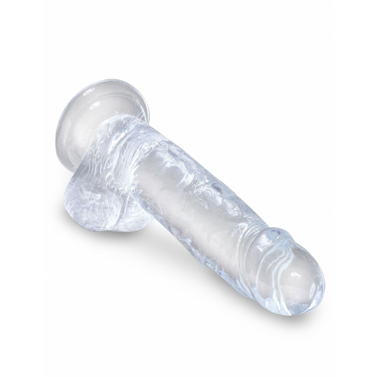 Dildo Pipedream King Cock Clear, 4, roseregalo.com