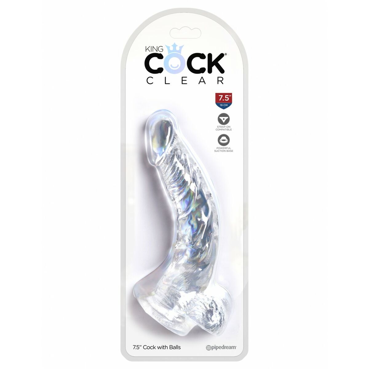 Dildo realist Pipedream - King Cock PVC Ø 4 cm (19 cm), 2, roseregalo.com