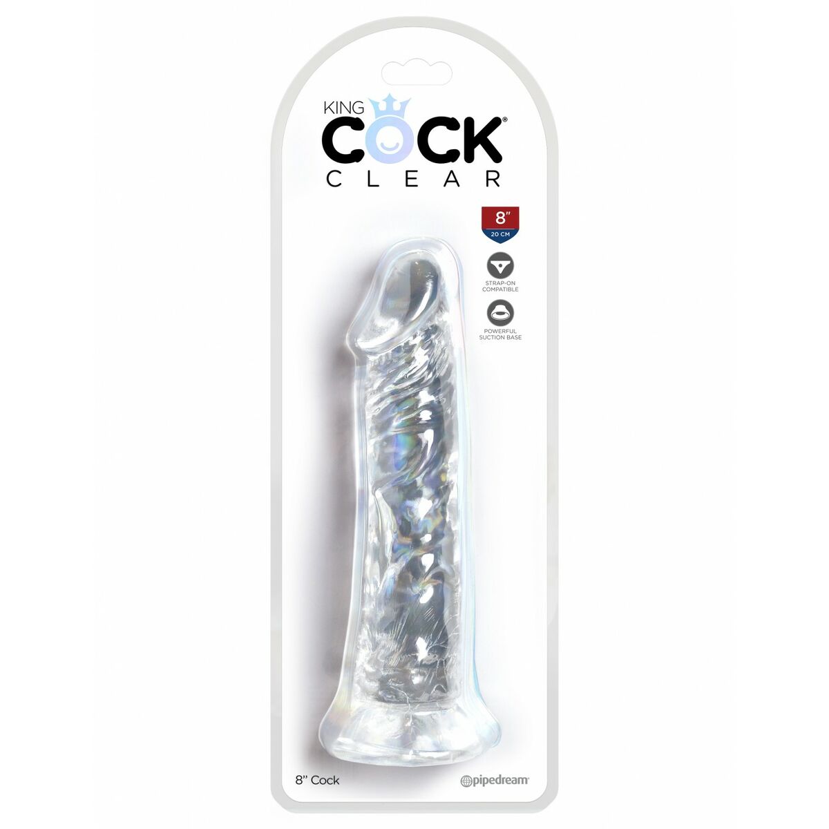 Dildo realist Pipedream - King Cock Silicon Ø 4,6 cm (20 cm), 2, roseregalo.com