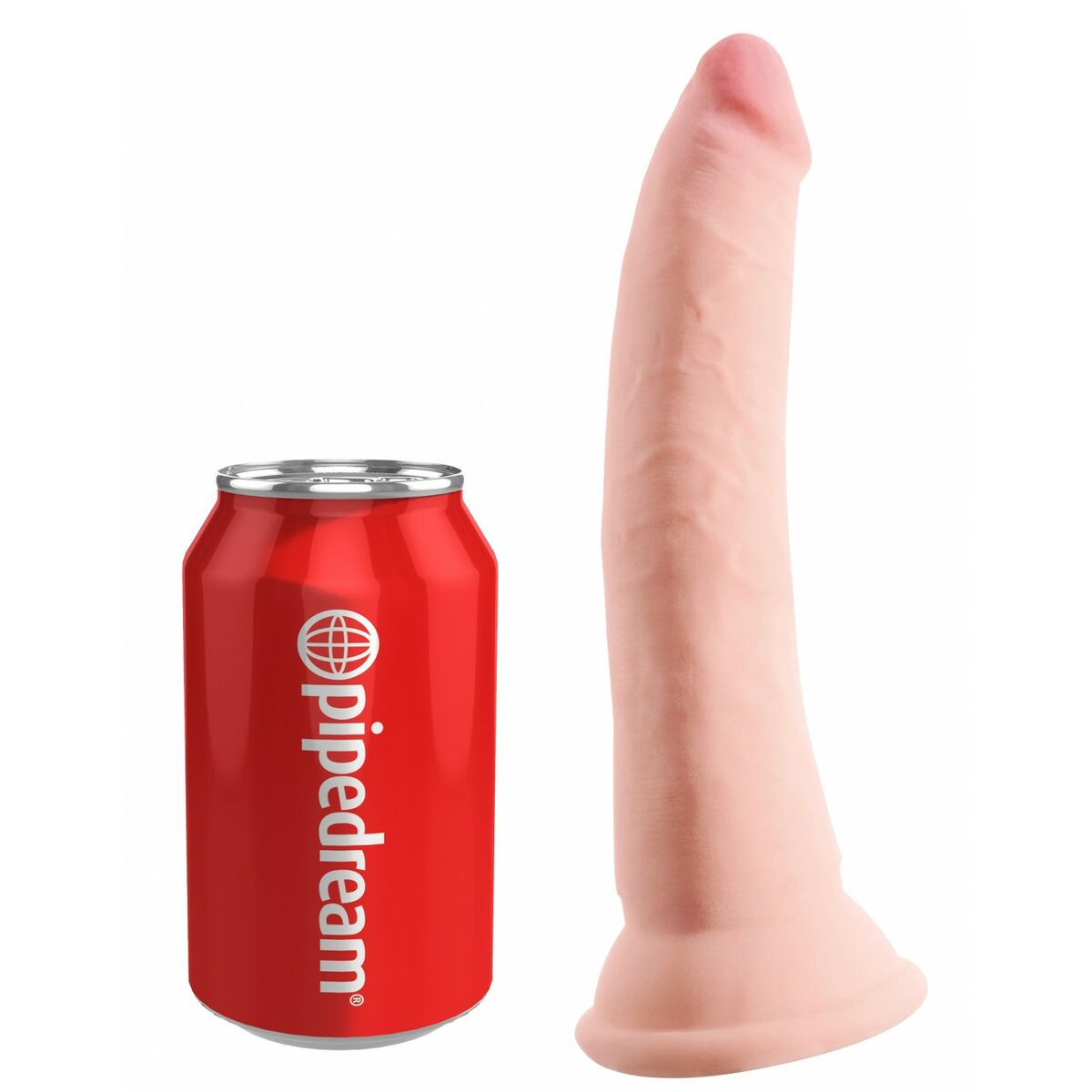 Dildo Pipedream King Cock Plus Natural, 8, roseregalo.com