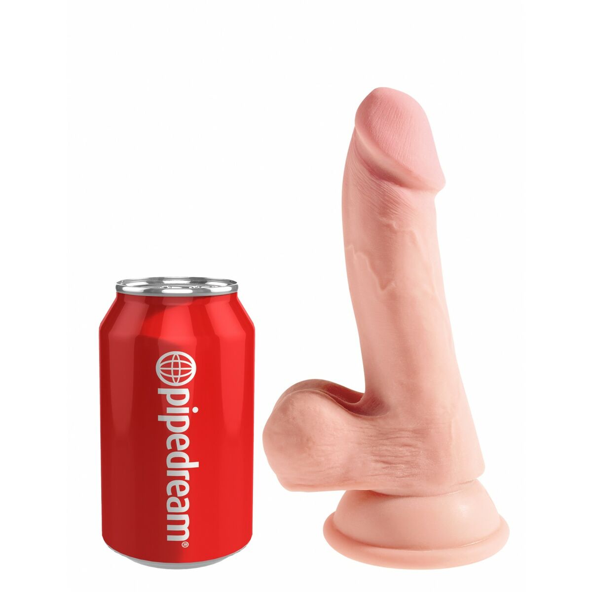 Dildo realist Pipedream - King Cock TPE (17 cm), 4, roseregalo.com