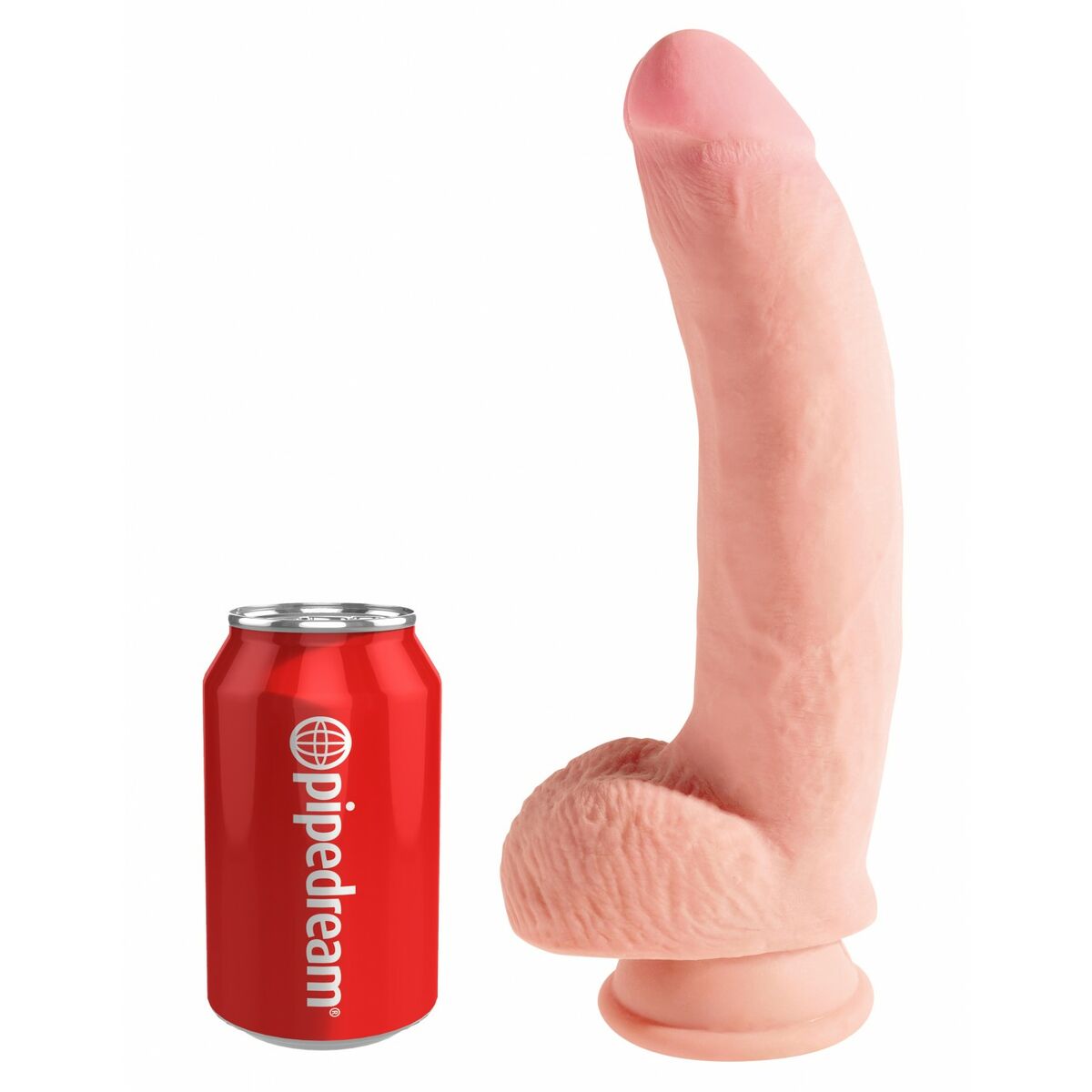 Dildo Pipedream King Cock Plus Natural, 4, roseregalo.com