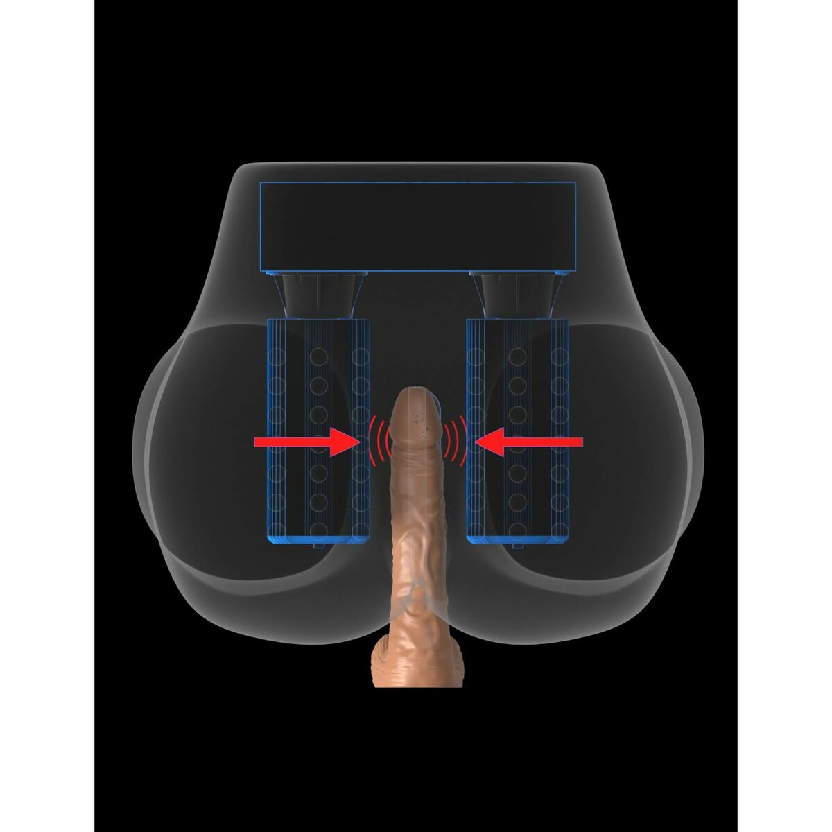 Rezistență Jack Ass Pipedream PDX Elite Carne, 6, roseregalo.com