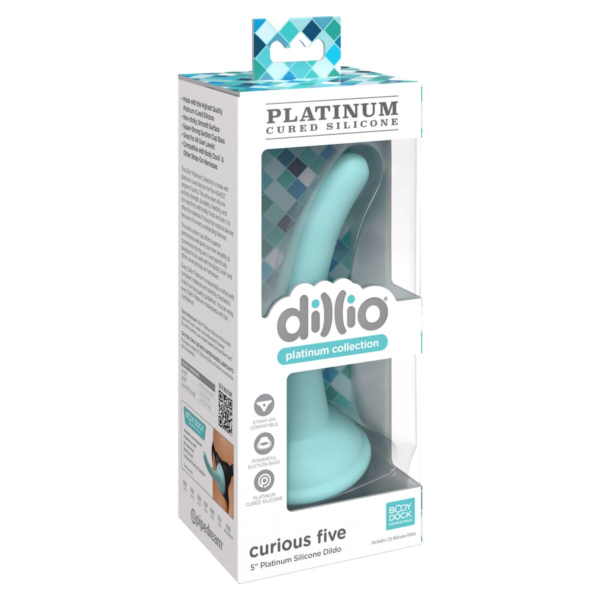 Dildo Pipedream Dillio Platinum Verde, 5, roseregalo.com