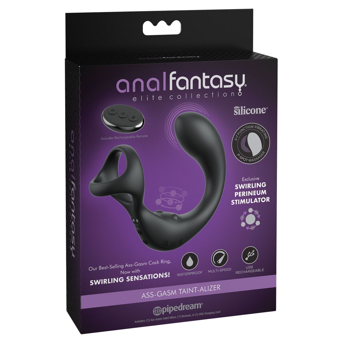 Vibrator anal Pipedream Anal Fantasy Elite Negru, 5, roseregalo.com