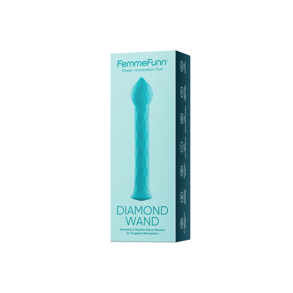 Mini Vibrador FemmeFunn Diamond Wand, 4, roseregalo.com