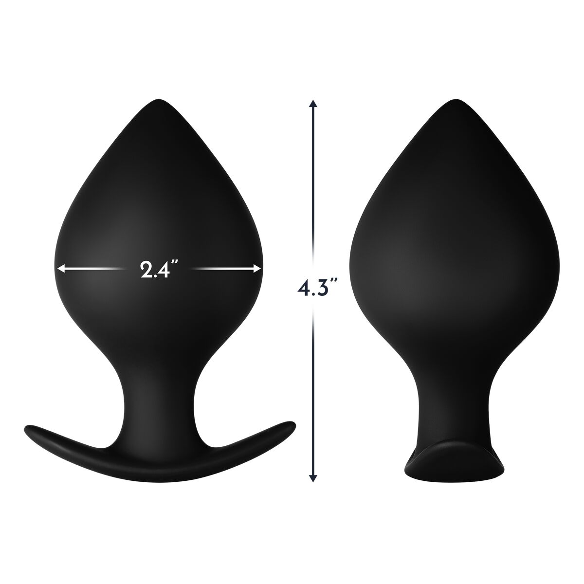 Plug Anal Forto Negru, 4, roseregalo.com