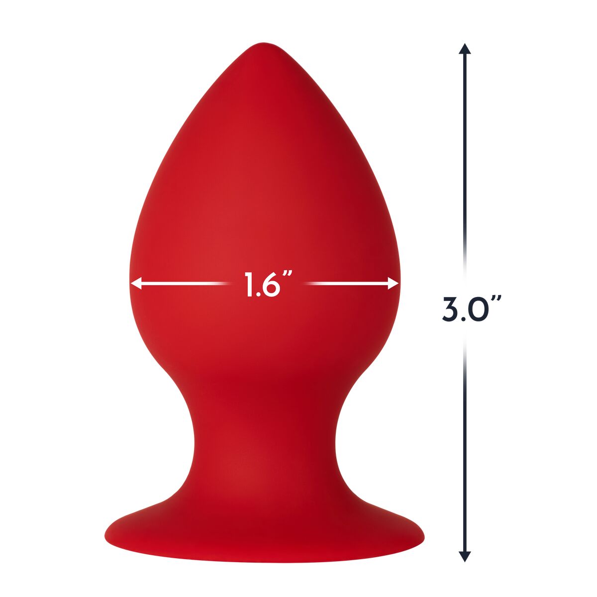 Plug Anal Forto Roșu, 3, roseregalo.com