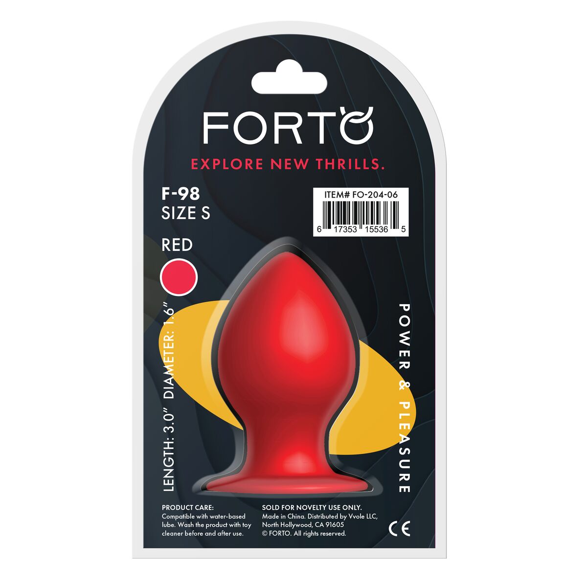 Plug Anal Forto Roșu, 4, roseregalo.com