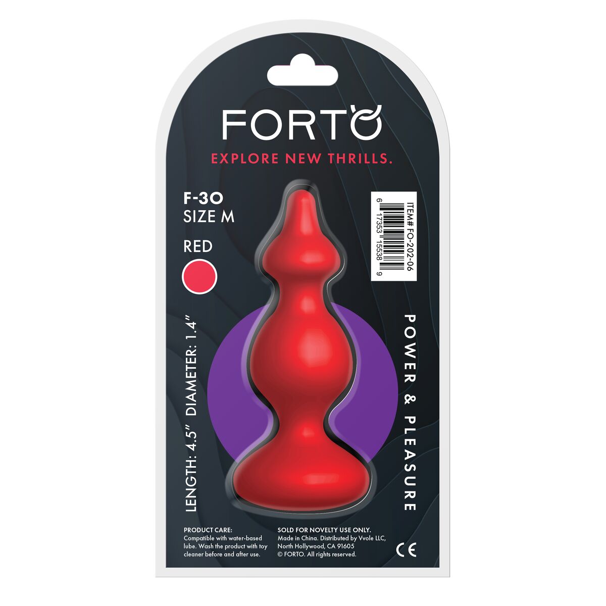 Plug Anal Forto Roșu, 4, roseregalo.com