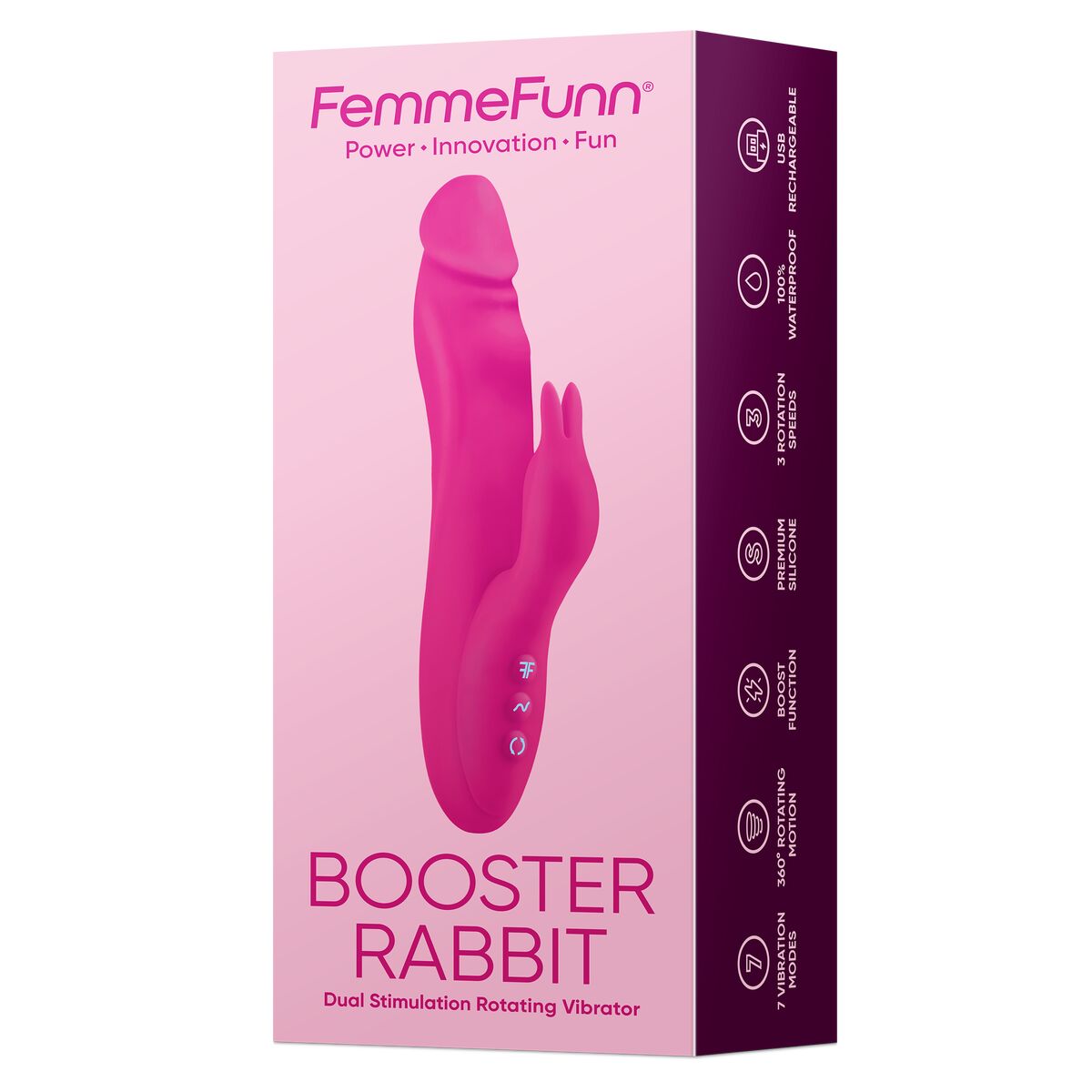 Vibrator zona G FemmeFunn Rabbit Roz, 9, roseregalo.com