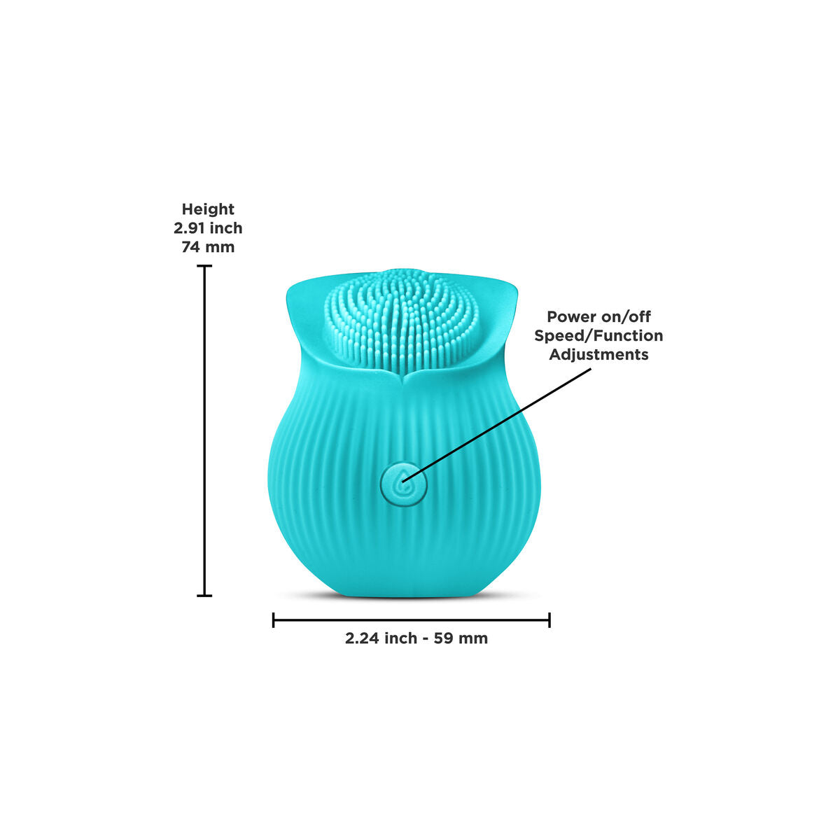 Dispozitiv de Masaj NS Novelties Inya Verde, 3, roseregalo.com