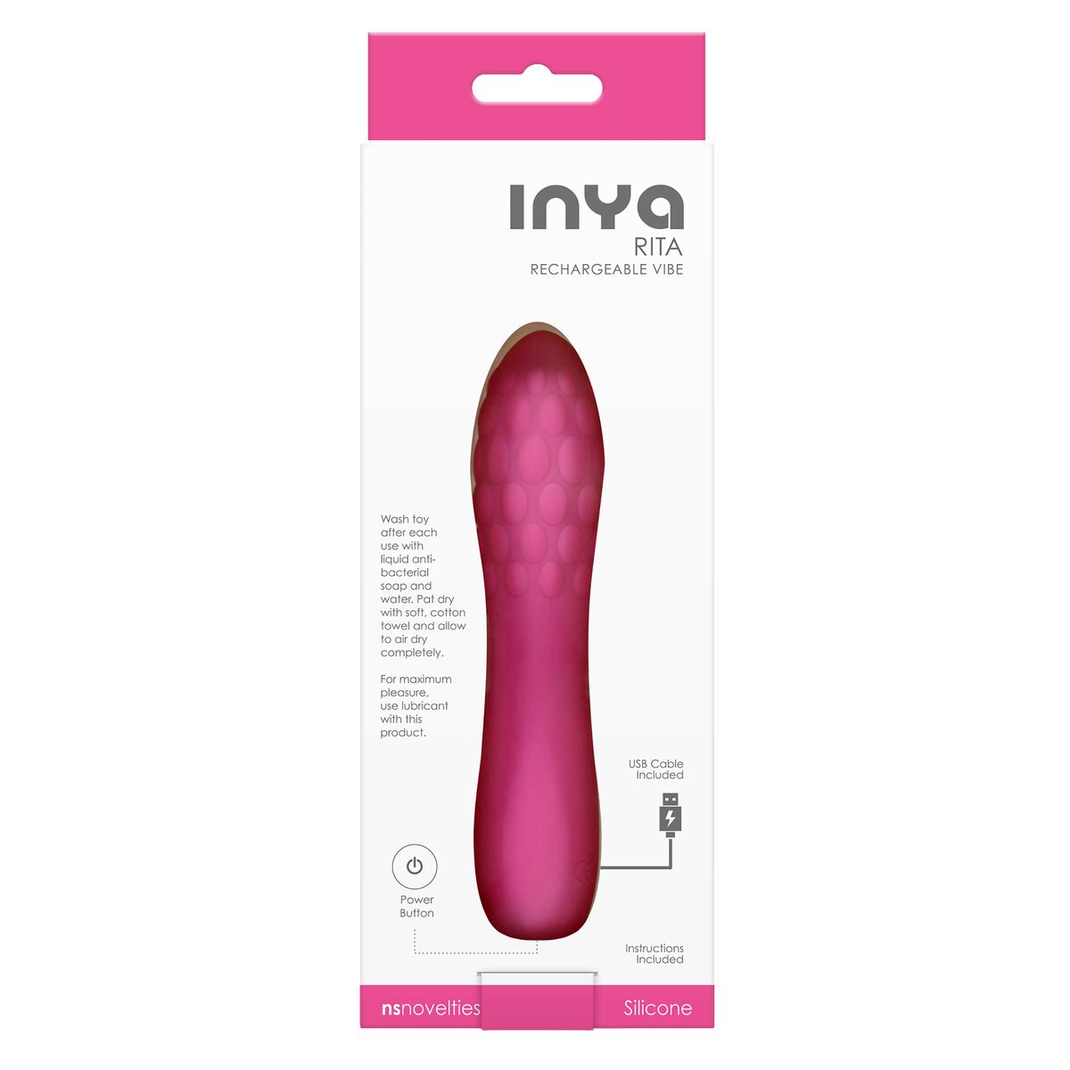 Vibrator Bullet NS Novelties Inya Roz, 5, roseregalo.com