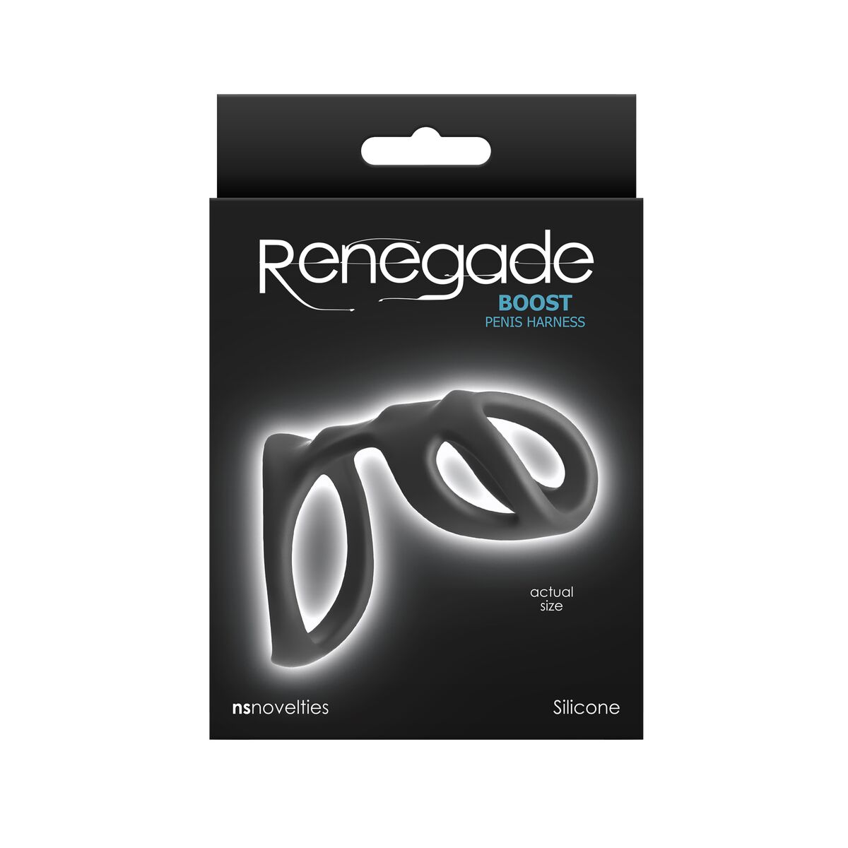 Pachet Inel Penis NS Novelties Renegade Negru, 8, roseregalo.com