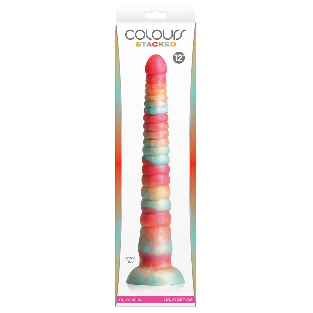 Dildo NS Novelties Colours Multicolor Ø 4,5 cm, 4, roseregalo.com
