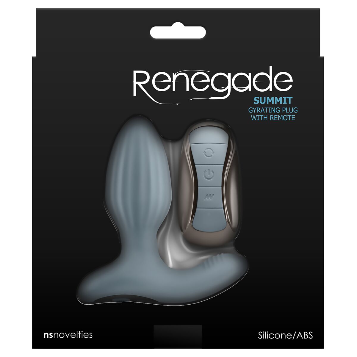 Plug Anal NS Novelties Renegade Albastru (3,7 cm), 3, roseregalo.com