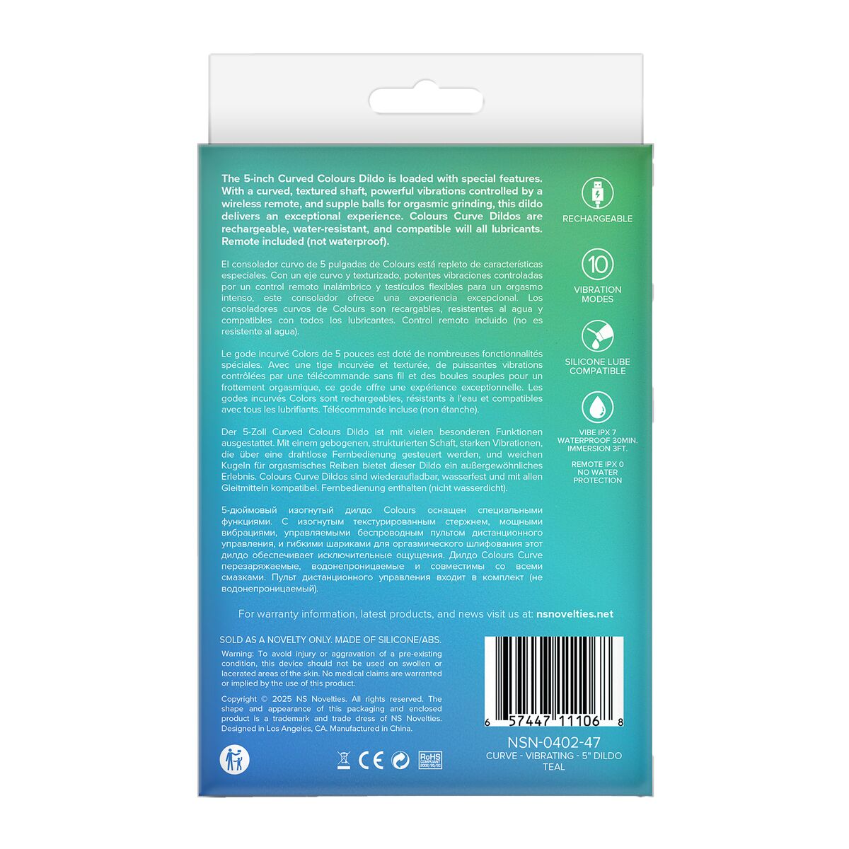 Vibrator realist NS Novelties Colours, 3, roseregalo.com