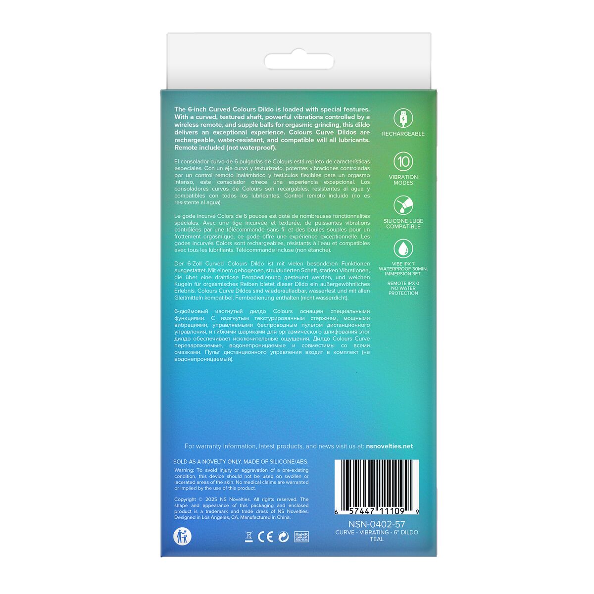 Vibrator realist NS Novelties Colours, 3, roseregalo.com