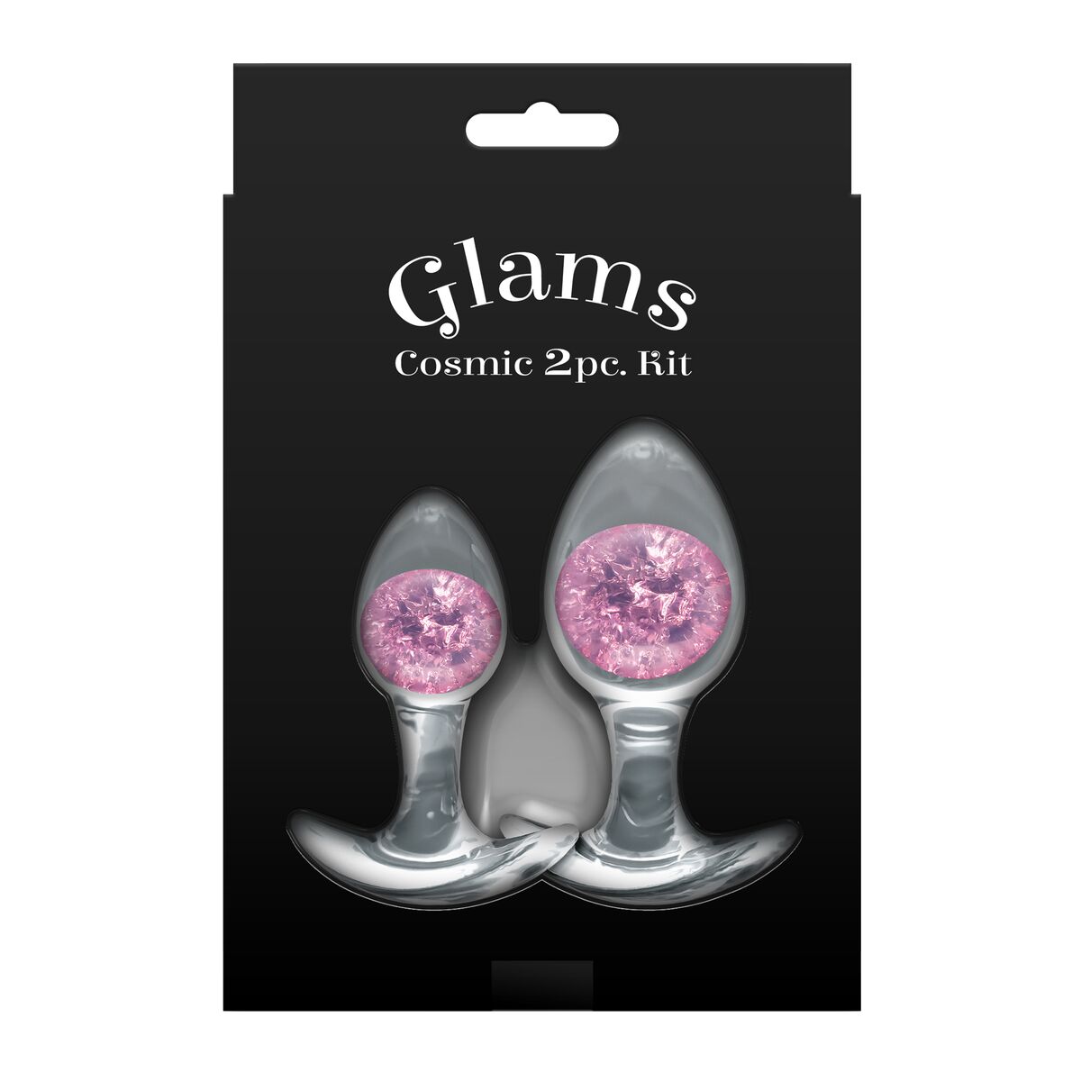 Plug Anal NS Novelties Glams Roz 2 Piese (7 cm) (8 cm), 3, roseregalo.com