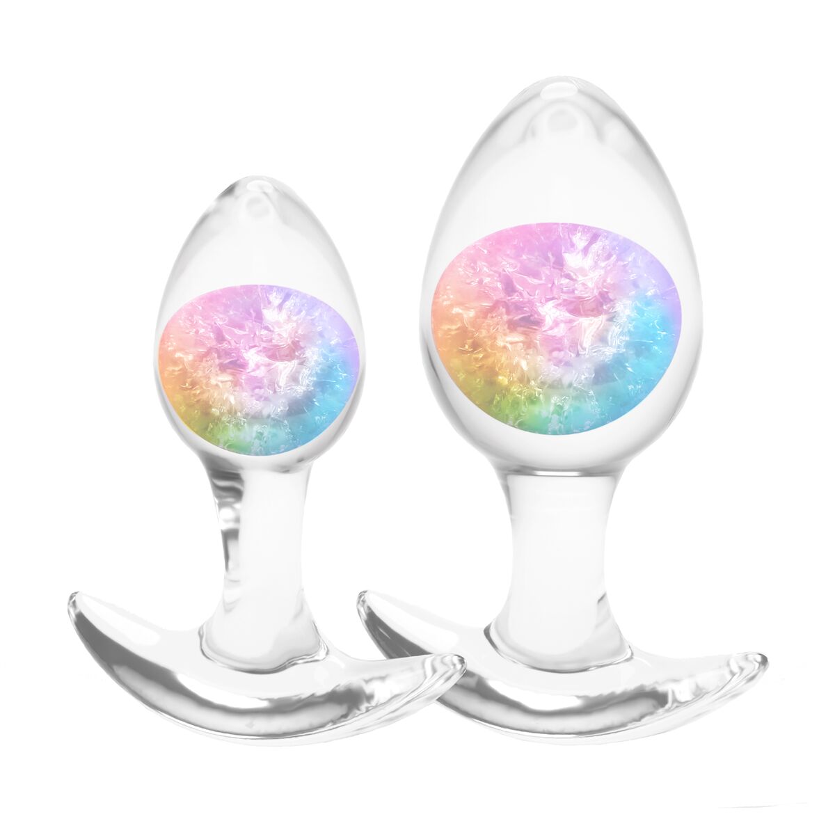 Plug Anal NS Novelties Glams Multicolor 2 Piese (7 cm) (8 cm), 1, roseregalo.com