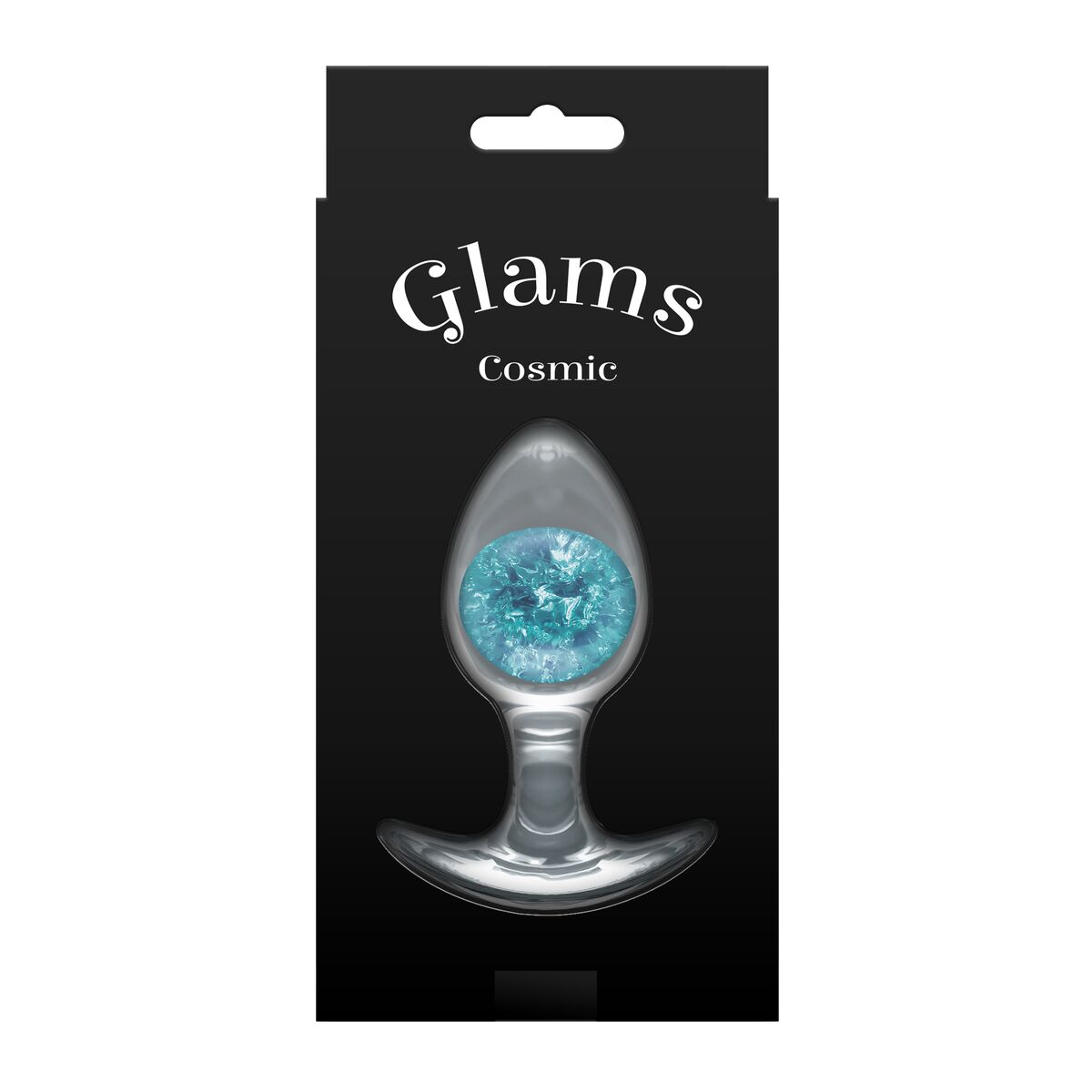 Plug Anal NS Novelties Glams Albastru (8 cm), 3, roseregalo.com