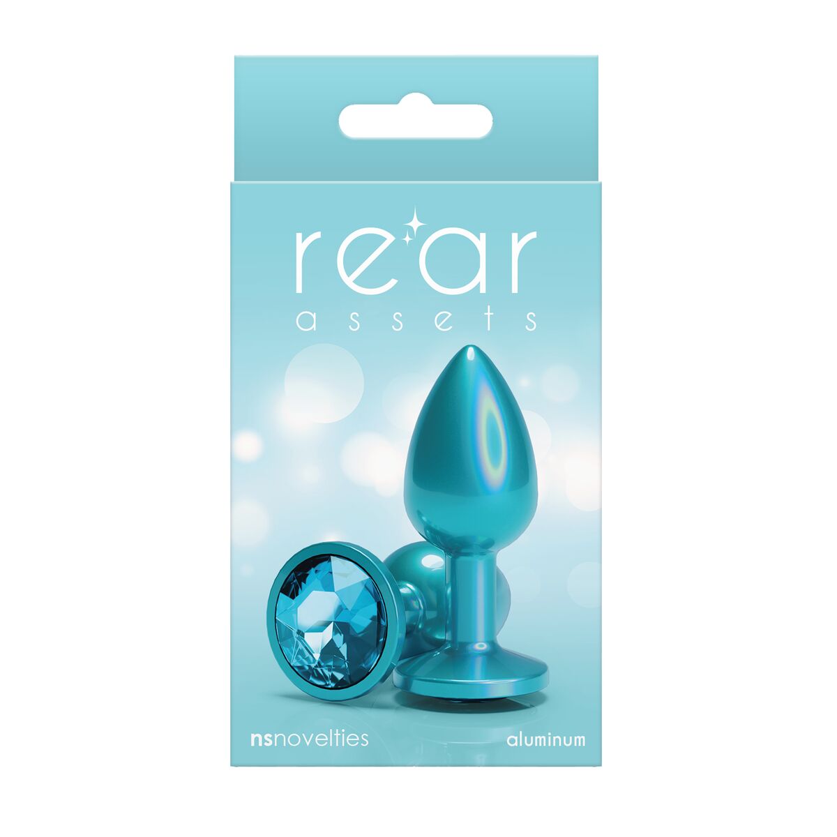 Plug Anal NS Novelties Rear Assets Albastru (6,3 cm), 4, roseregalo.com