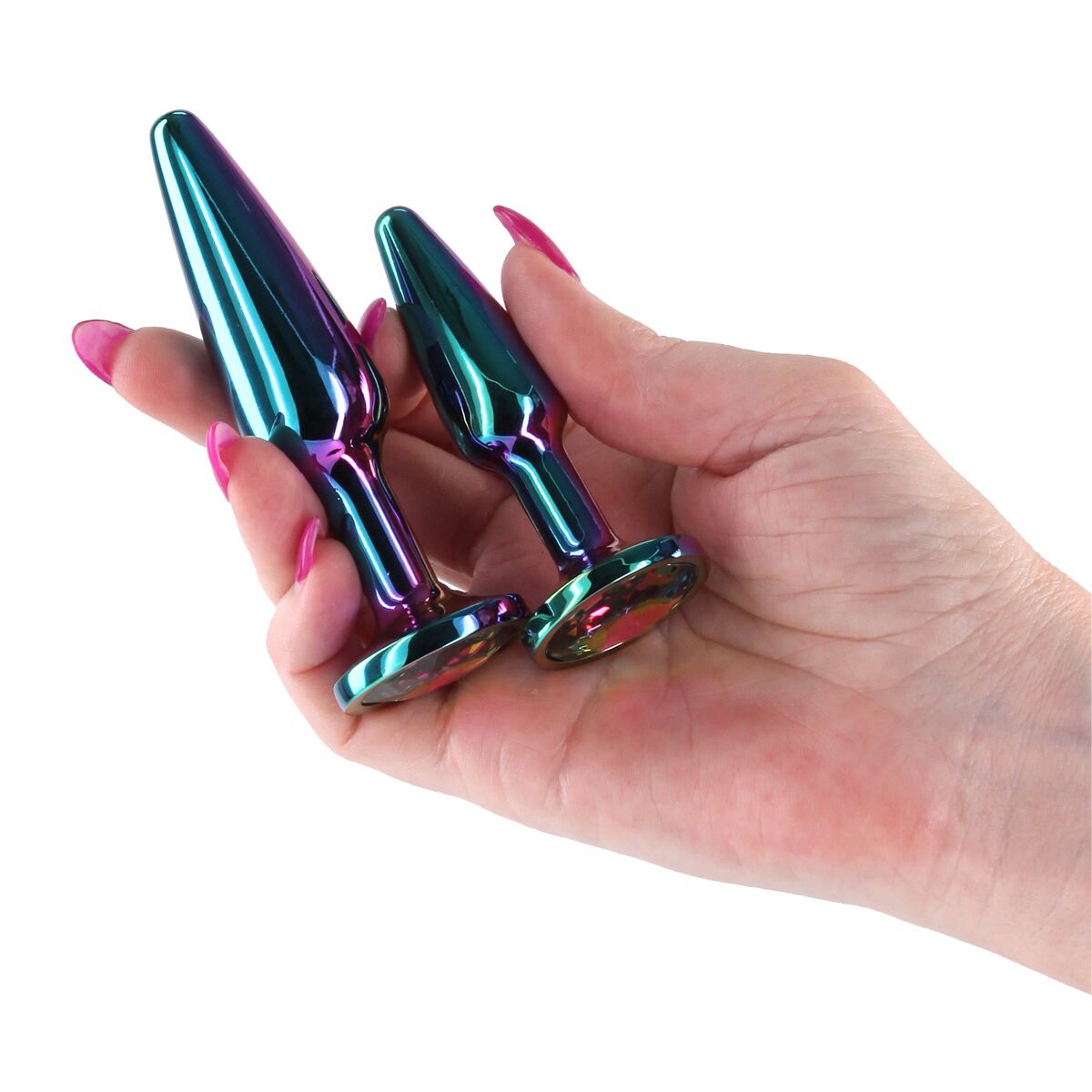 Plug Anal NS Novelties Rear Assets Multicolor 2 Piese (8,8 cm) (6,9 cm), 2, roseregalo.com