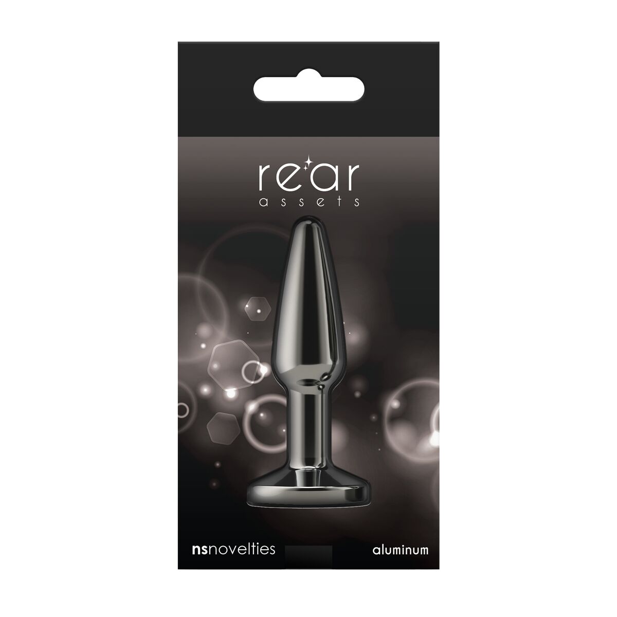 Plug Anal NS Novelties Rear Assets Negru (6,9 cm), 3, roseregalo.com