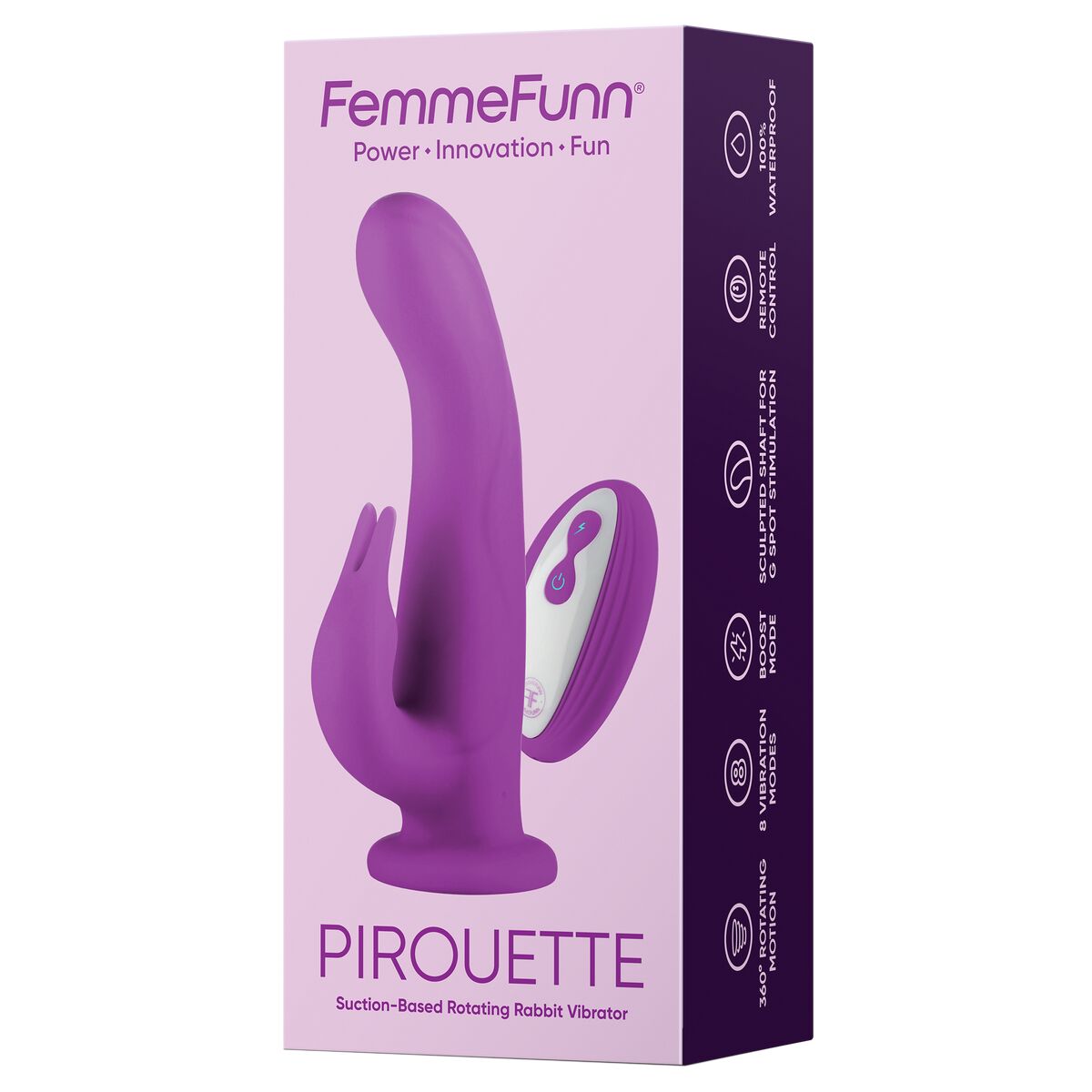 Vibrator zona G FemmeFunn Pirouette Mov, 10, roseregalo.com