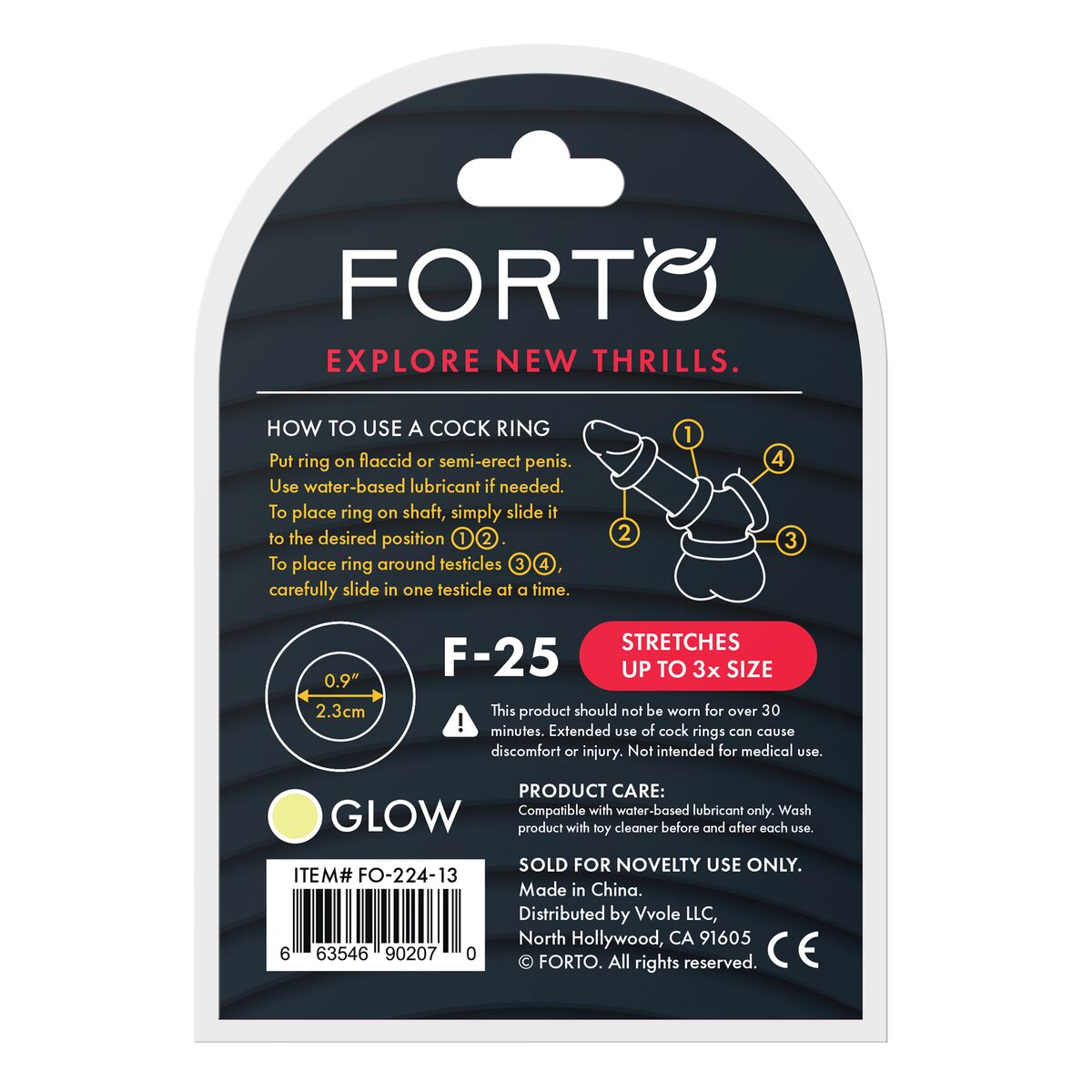 Pachet Inel Penis Forto Alb Ø 23 mm, 5, roseregalo.com