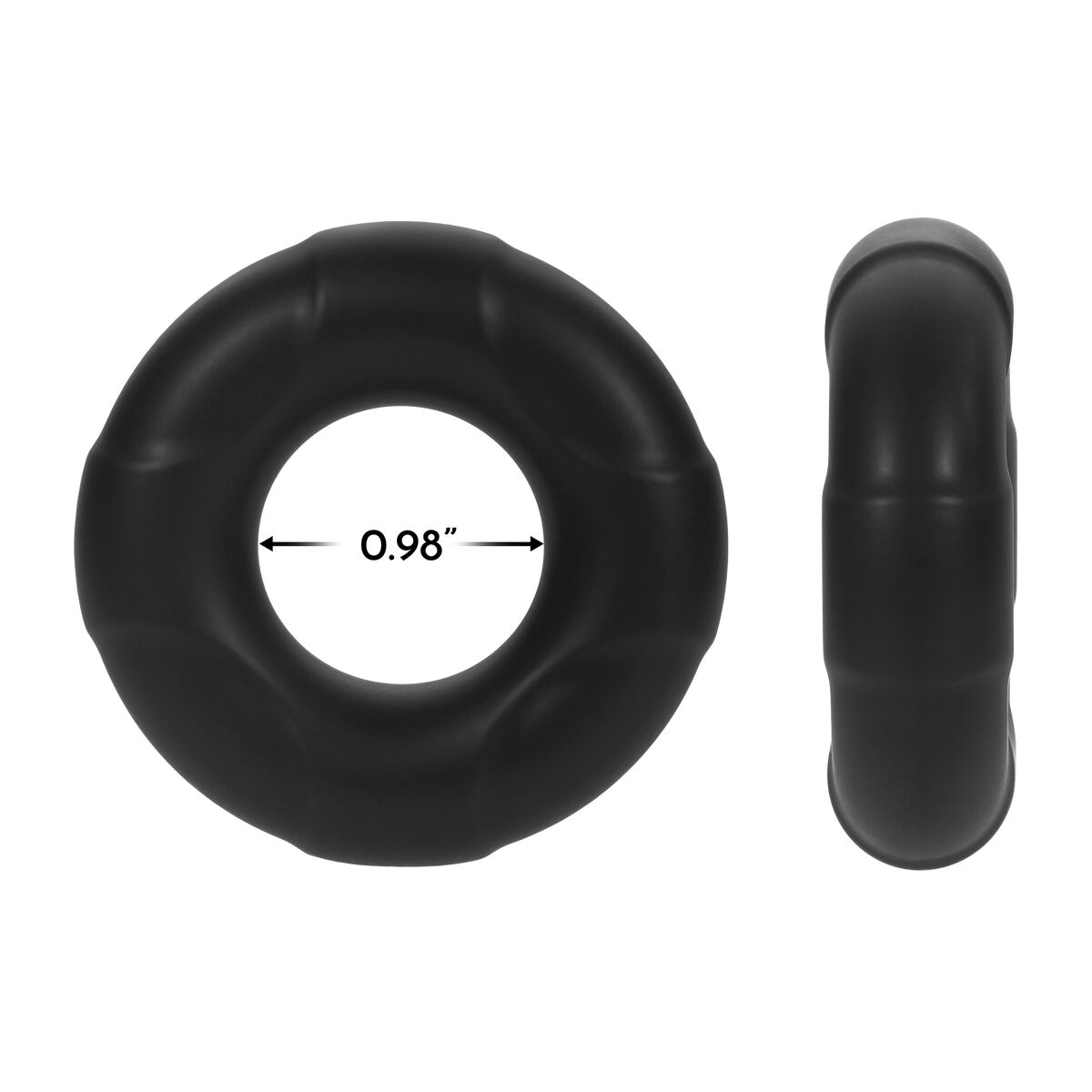 Pachet Inel Penis Forto Negru L (L) Ø 25 mm, 4, roseregalo.com