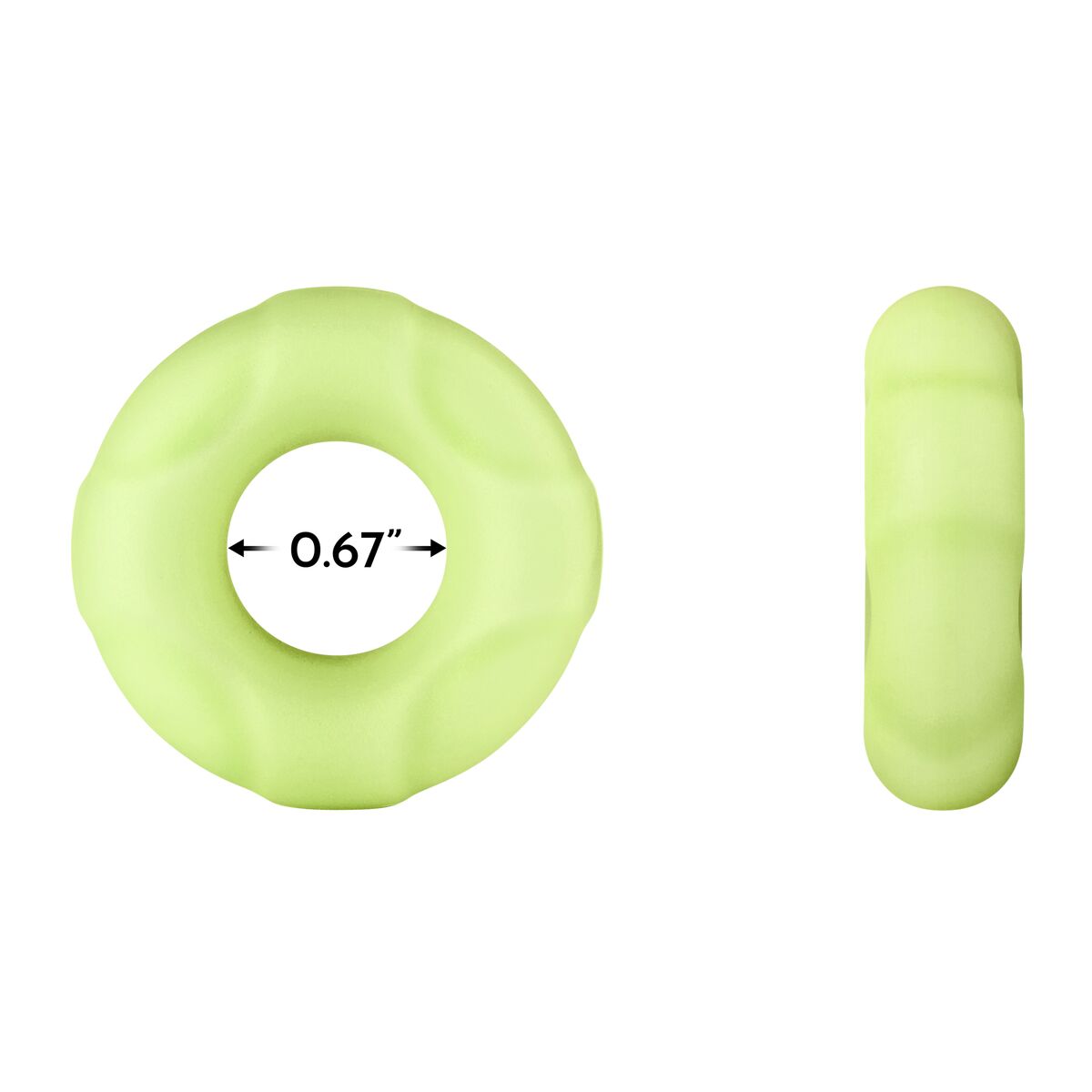 Pachet Inel Penis Forto Alb S Ø 17 mm, 4, roseregalo.com