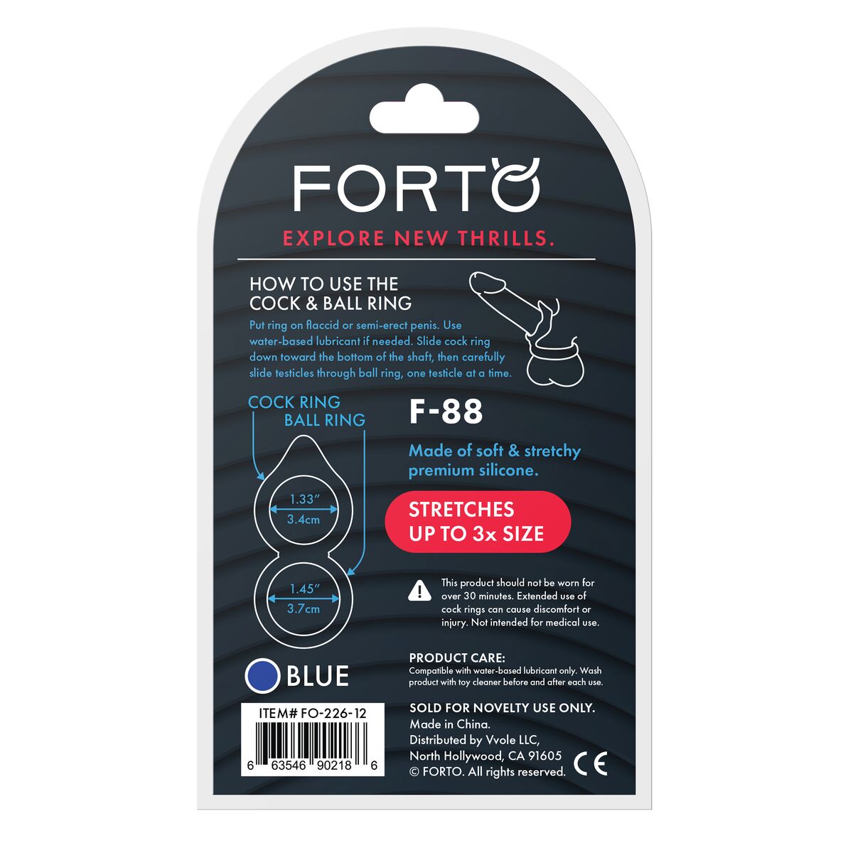 Pachet Inel Penis Forto Albastru (Mărime unică), 5, roseregalo.com