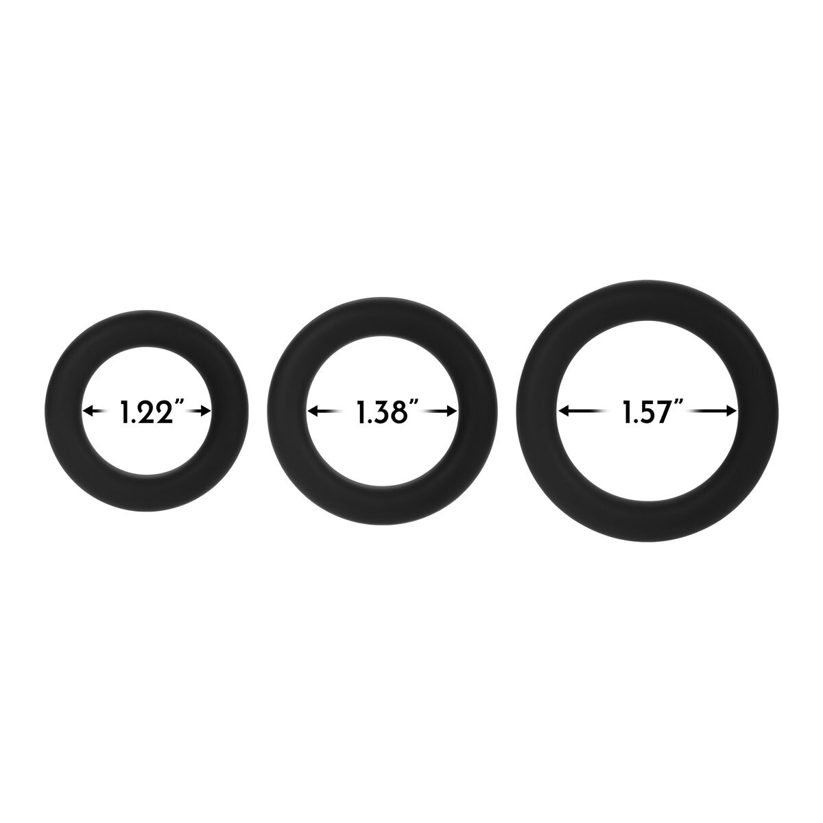 Pachet Inel Penis Forto Negru (Mărime unică), 2, roseregalo.com