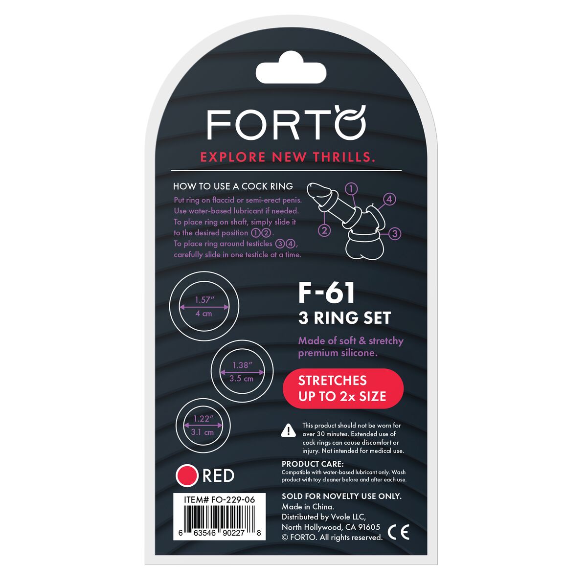 Pachet Inel Penis Forto Albastru (Mărime unică), 6, roseregalo.com