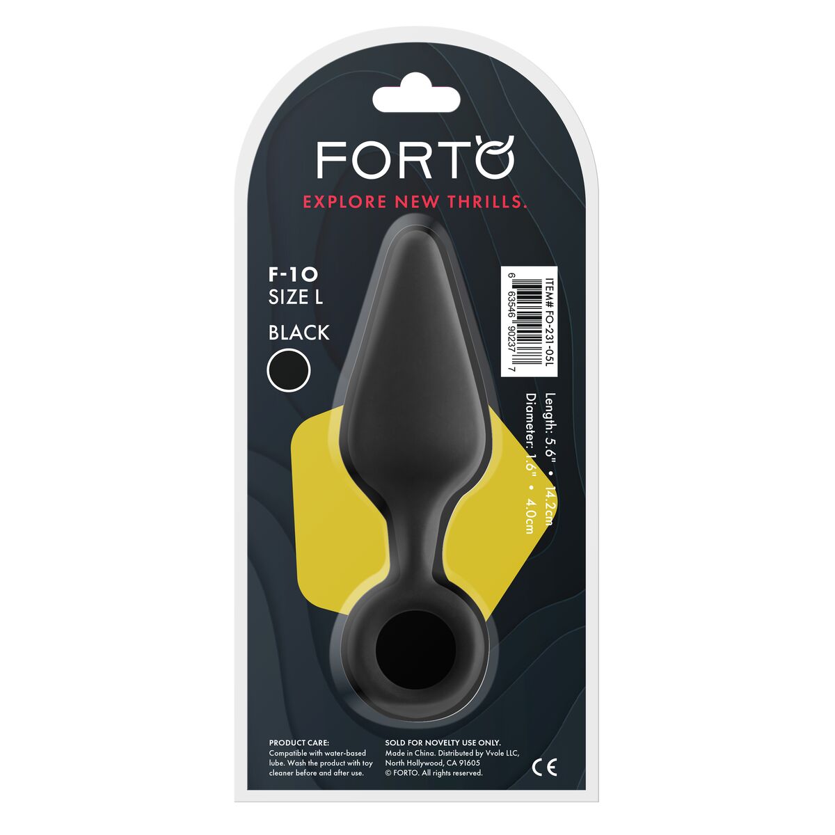 Plug Anal Forto Negru, 5, roseregalo.com